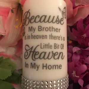 In memory of a brother keepsake!